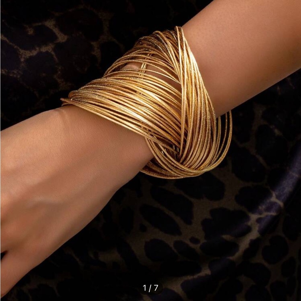 Gold Bangle Bracelet